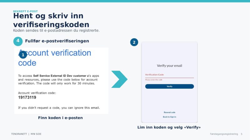Tendranett Førstegangsregistrering Web og App 5